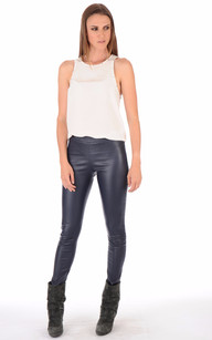 Legging cuir femme hot sale