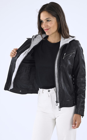 Blouson Silene Hood noir