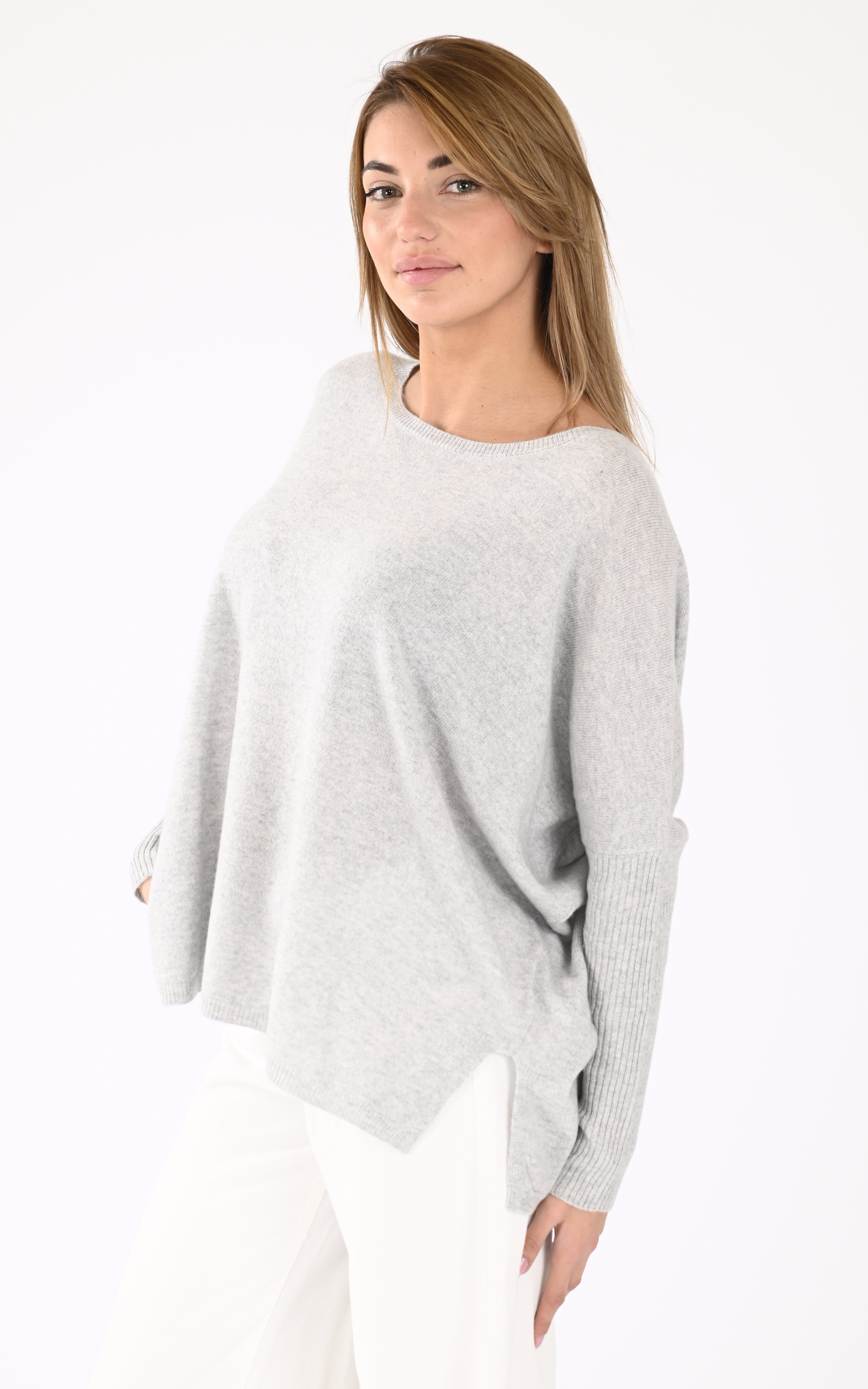 Pull cachemire Agnes gris Notshy