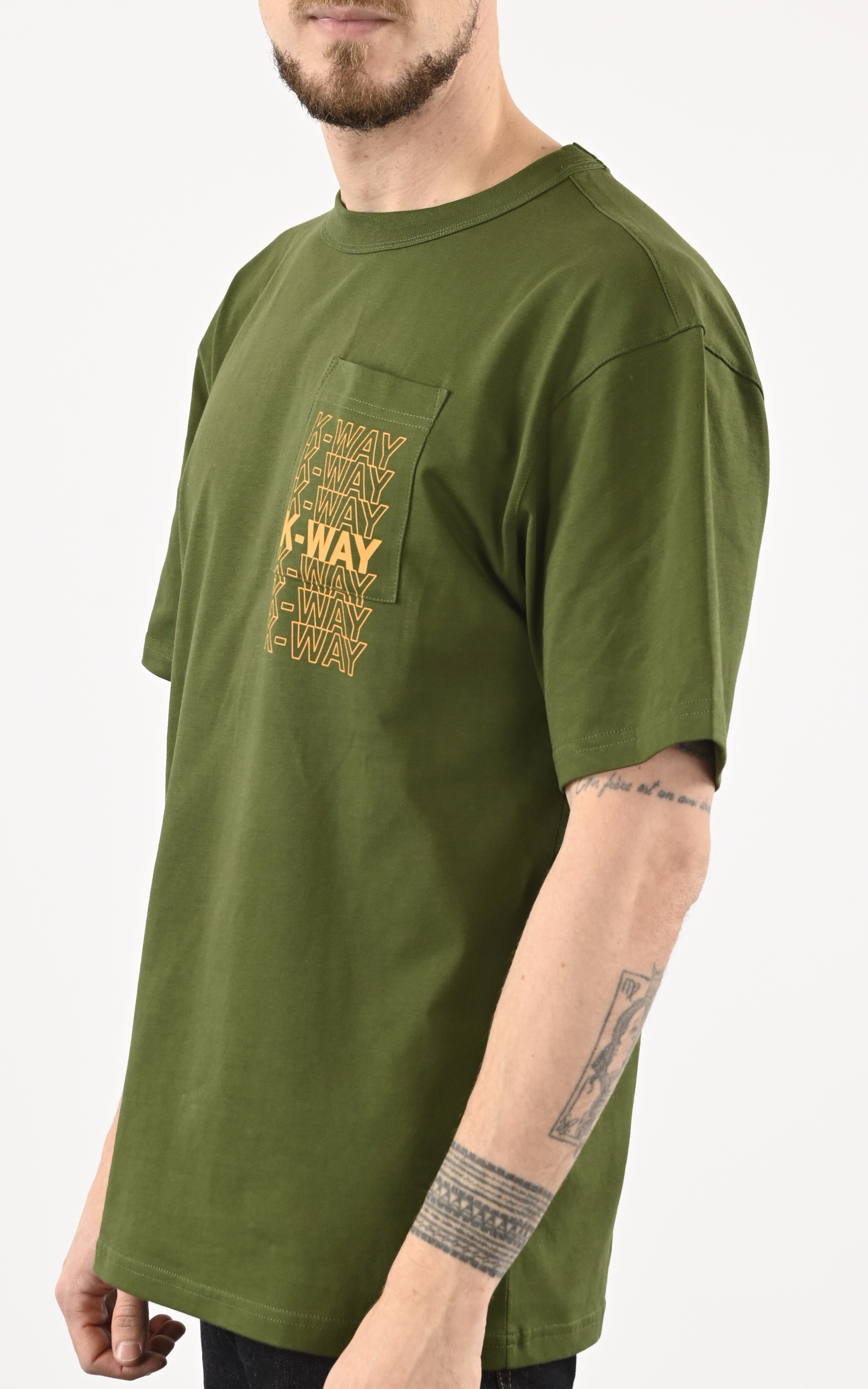 T-shirt Fantome vert K-Way