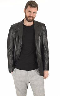 Blazer outlet cuir homme