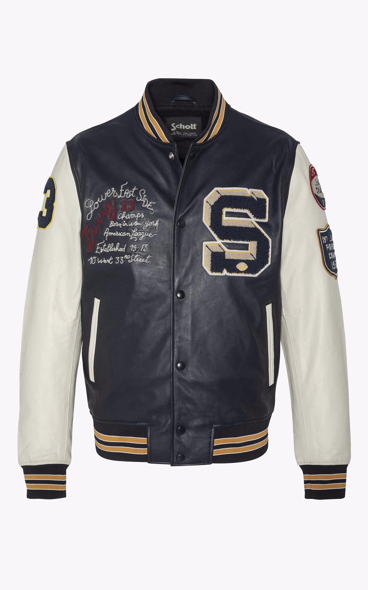 Blouson teddy 2024 schott homme