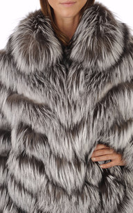Veste Fourrure Renard Argenté Agostoni La Canadienne Veste Fourrure Renard Argenté Agostoni La Canadienne