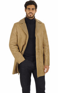 Veste en peau lainée Salvatore Santoro pour homme en coloris Noir blazers Blousons en cuir Homme Vêtements Vestes blousons 
