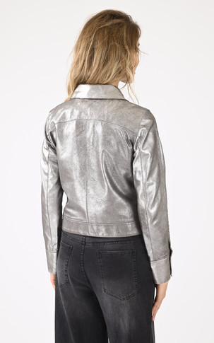 Blouson Ruby Metal argent