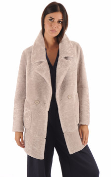 Manteau Oversize Mouton Beige Manteau Oversize Mouton Beige