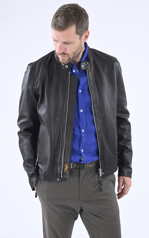 Blouson cuir Ruidoso noir