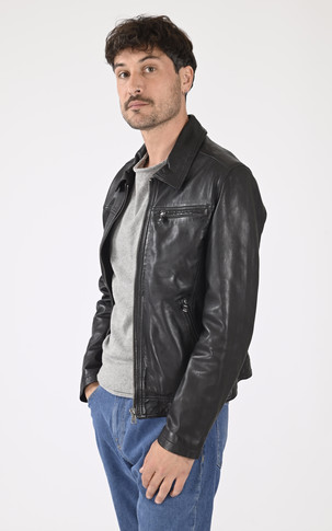 Blouson Major Cuir Noir