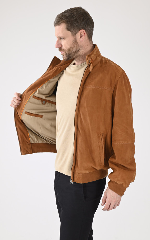 Blouson confort velours cognac La Canadienne