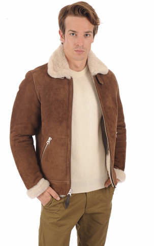Blouson Velours Lcb100s marron