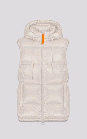 Doudoune sans manches Cesar mixte beige