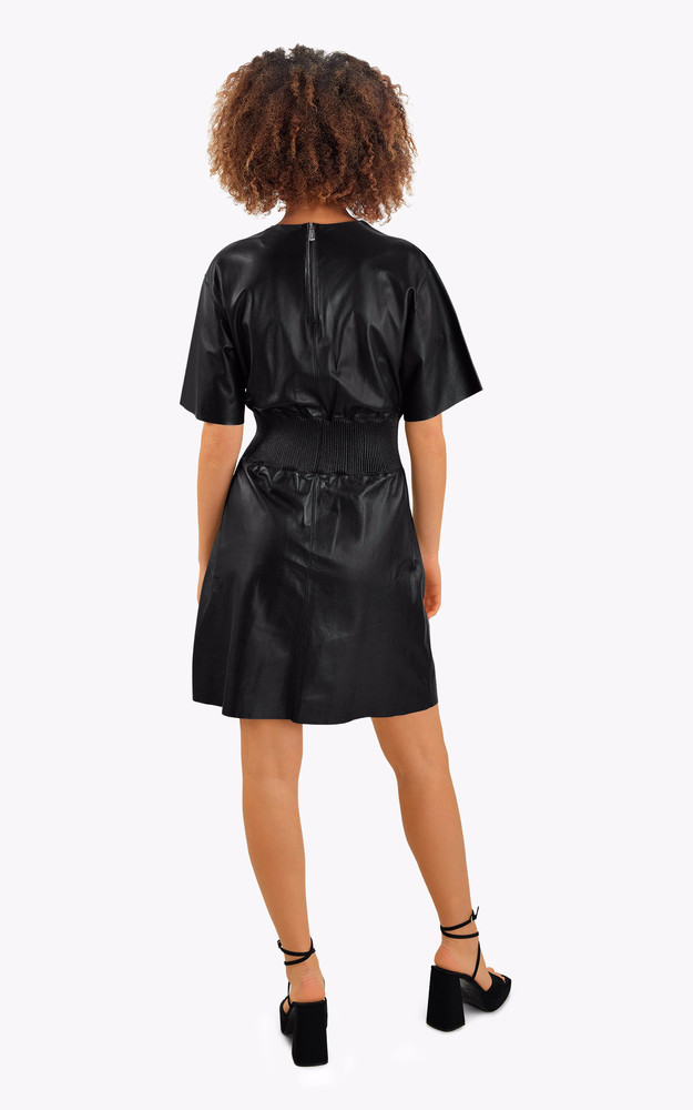 Robe Telma cuir noir Oakwood