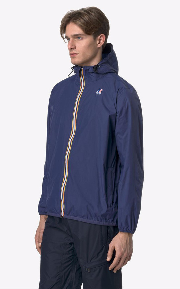 Le Vrai Claude 4.0 mixte bleu K-Way