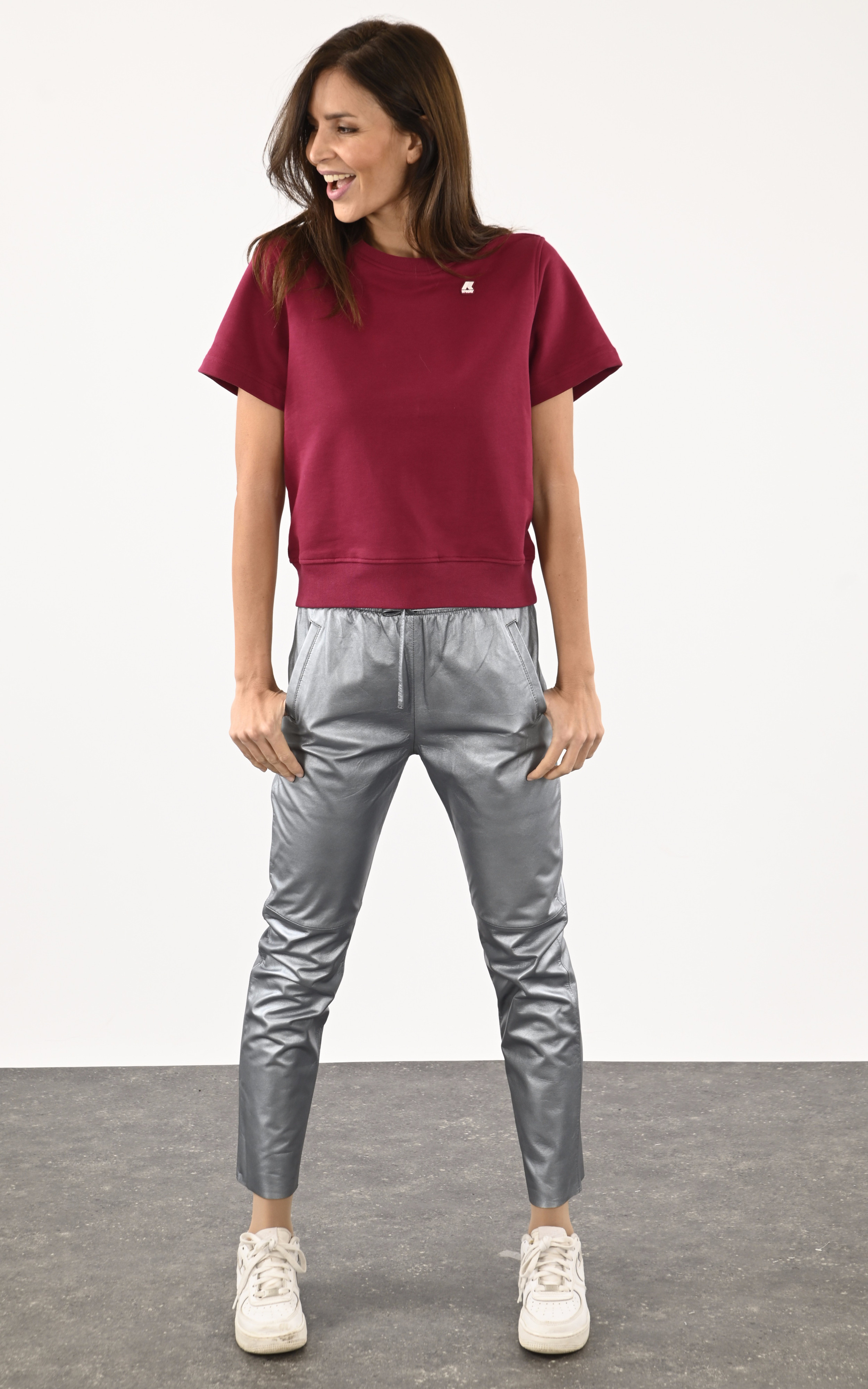 T-shirt Emelette bordeaux K-Way