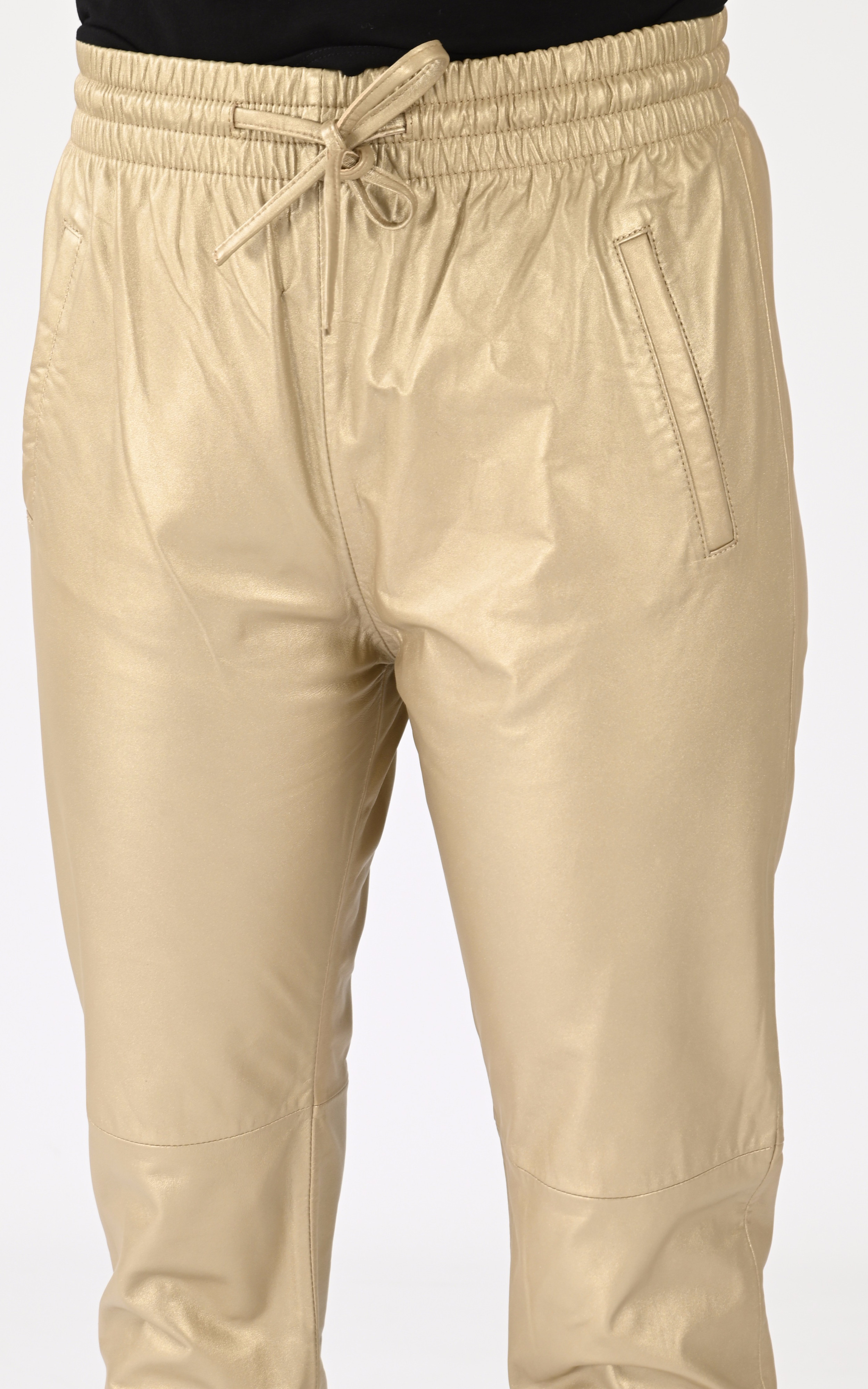 Pantalon jogpant cuir bronze Oakwood