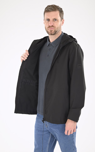 Coupe-vent mixte  SUVA HARDSHELL STRING noir