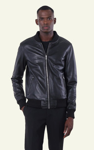 Teddy cuir Homme Bombers en cuir La Canadienne